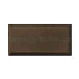 Čalouněný panel SOFTLINE 60 x 30 cm hnědý