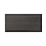 Čalouněný panel SOFTLINE 60 x 30 cm tmavě hnědý