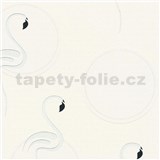 Vliesové tapety na zeď Boys&Girls plameňáci na bílém podkladu- POSLEDNÍ KUSY