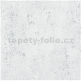 Vliesové tapety na zeď IMPOL Titanium 3 beton bílý se stříbrnou patinou