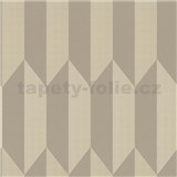 Vliesové tapety na zeď CosmoLiving art-deco metalicky béžový