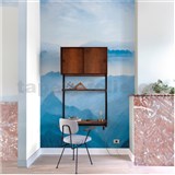 Vinylové fototapety na zeď MURALE hory v oblacích rozměr 1,59 x 2,8 m