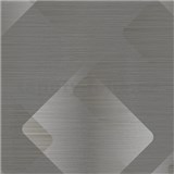 Vliesové tapety na zeď Elysium moderní geometrický vzor šedý