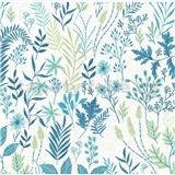 Vliesové tapety na zeď IMPOL floral modro-zelený