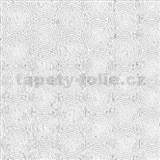ZBYTKOVÁ METRÁŽ - samolepící fólie transparentní kruhy Circle 45 cm