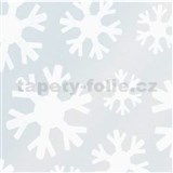 Statická fólie transparentní SNOWFLAKE - 45 cm x 15 m