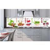 Samolepící tapety za kuchyňskou linku koření rozměr 260 cm x 60 cm - POSLEDNÍ KUSY
