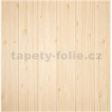 Samolepící pěnové 3D panely rozměr 70 x 70 cm, dřevěný obklad borovice přírodní - 2. jakost