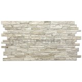 Obkladové panely 3D PVC rozměr 960 x 485 mm břidlicový obklad krémový