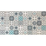 Obkladové panely 3D PVC rozměr 964 x 480 mm Maroccan zeleno-šedý - 2. jakost