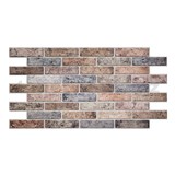 Obkladové panely 3D PVC cihla černá rozměr 960 x 498 mm