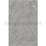 Samolepící panel na zeď na pěnovém podkladu strukturovaná omítkovina šedá rozměr 280 x 60 cm