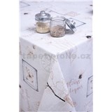 Ubrus metráž Romantic - POSLEDNÍ METRY