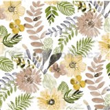 Ubrus metráž jemný květinový vzor