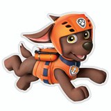 3D Pěnová dekorace na zeď Tlapková patrola Zuma (Paw Patrol)