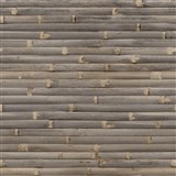 Vliesové tapety na zeď IMPOL Wanderlust bambusový obklad šedo-hnědý