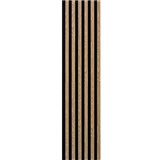 Dekorační panely dub světlý 3D lamely na filcovém podkladu 270 x 30 cm