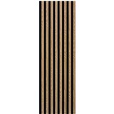Dekorační panely dub světlý 3D lamely na filcovém podkladu 270 x 40 cm