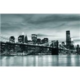 Vliesové fototapety Brooklyn Bridge rozměr 312 cm x 219 cm