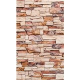 Vliesové fototapety kamenná stěna rozměr 150 cm x 250 cm - POSLEDNÍ KUSY