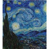 Vliesové fototapety hvězdná noc - Vincent Van Gogh rozměr 225 cm x 250 cm - POSLEDNÍ KUSY