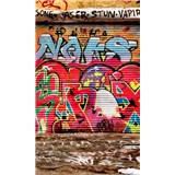 Vliesové fototapety graffiti ulice rozměr 150 cm x 250 cm - POSLEDNÍ KUSY