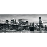 Vliesové fototapety Brooklyn Bridge NY rozměr 250 cm x 104 cm