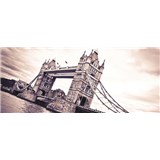 Vliesové fototapety Tower Bridge rozměr 250 cm x 104 cm