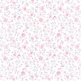Samolepící tapety květy růžové - 90 cm x 15 m