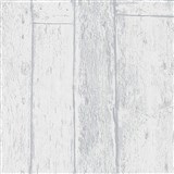 Vliesové tapety na zeď Imagine dřevěný obklad šedý s výraznou strukturou