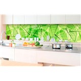 Samolepící tapety za kuchyňskou linku listové žíly rozměr 350 cm x 60 cm - POSLEDNÍ KUSY