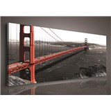 Obraz na plátně Golden Gate Bridge 45 x 145 cm