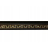Polystyrenové dekorativní lišty, rozměr 1000 x 50 x 90 mm, černo-zlatá s řeckým klíčem