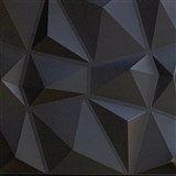 Stropní panely 3D XPS DIAMANT černý rozměr 50 x 50 cm
