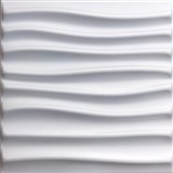 Stropní panely 3D XPS STREAM bílý rozměr 50 x 50 cm