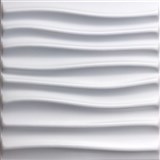 Stropní panely 3D XPS STREAM bílý rozměr 50 x 50 cm