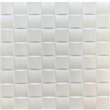 3D panel XPS CHESS bílý rozměr 50 x 50 cm