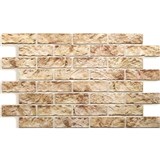 Obkladové panely 3D PVC rozměr 992 x 596 mm kámen hnědý - POSLEDNÍ KUSY