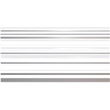 Obkladové panely 3D PVC rozměr 957 x 480 mm, pruhy šedo-bílé s glittrem - POSLEDNÍ KUSY