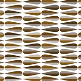Ubrus metráž retro geometrický vzor šedo-hnědý