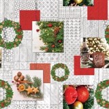 Ubrus metráž vánoční motiv VII.-POSLEDNÍ METRY