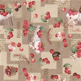 Ubrus metráž Cherry cupcake - POSLEDNÍ METRY