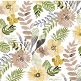 Ubrus metráž jemný květinový vzor