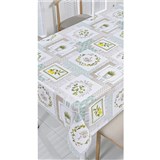 Ubrusy návin 20 m x 140 cm bylinky s citrony
