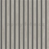 Vliesové tapety na zeď IMPOL dekorační obklad - lamely šedý dub