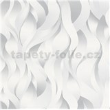 Vliesové tapety na zeď IMPOL ELLE DECORATION 2 3D plameny šedo-bílé