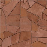 Vliesové tapety na zeď ELLE DECORATION 4 geometrický vzor cihlovo-červený