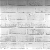 Samolepící fólie cihla klasik šedá 45 cm x 10 m