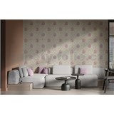 Samolepící fólie růžičky s ornamenty 45 cm x 10 m