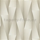 Vliesové tapety na zeď GMK Fashion for walls  5 art-deco shift béžovo-bílý